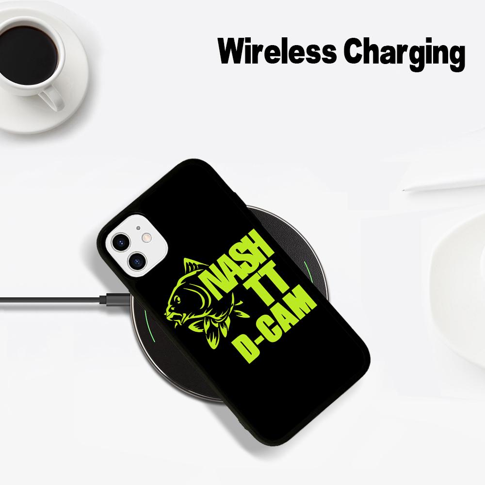 Nash Fishing Logo Phone Case Phone Case For IPhone 16 14 13 12 11 15 Pro Max For Magsafe Magnetic Wireless Charging Cover