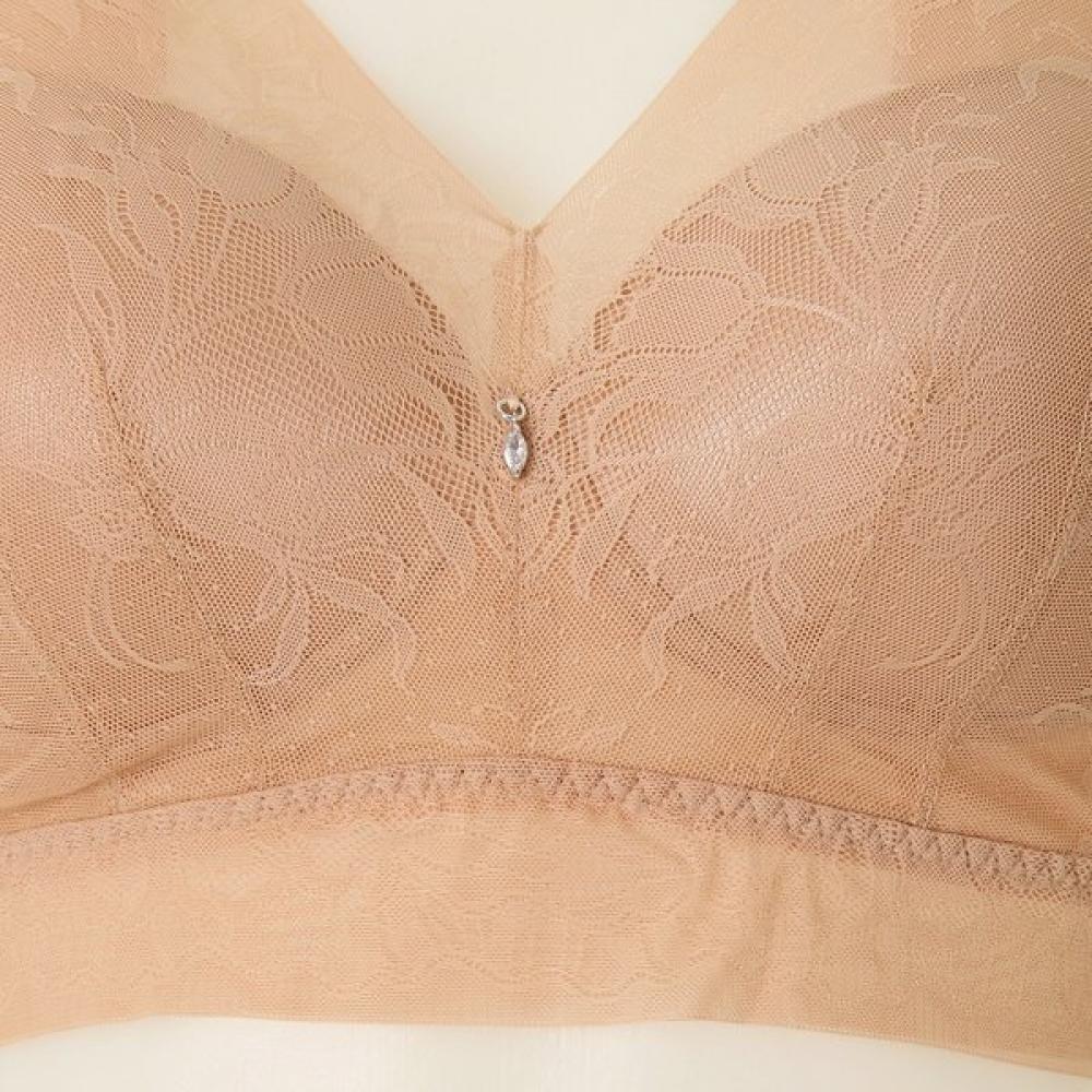 Venus Nylon Mesh Jacquard Hem Material Cup Lingerie Top Style Bralette Vlgc344