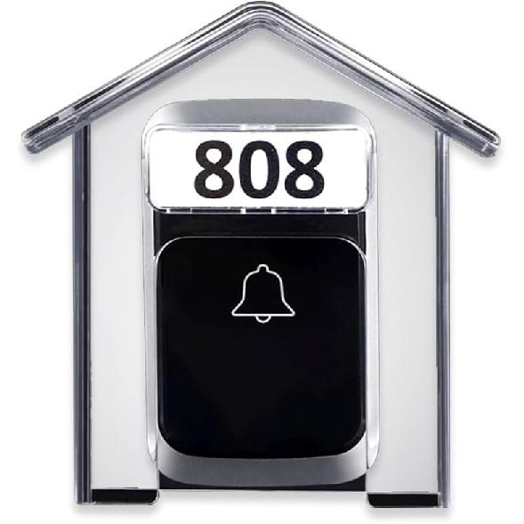 Doorbell Rain Cover Weatherproof Compatible for Ring/Blink/Google Nest Video Doorbell, Large Acrylic Doorbell Cover Protector for Outside Camera