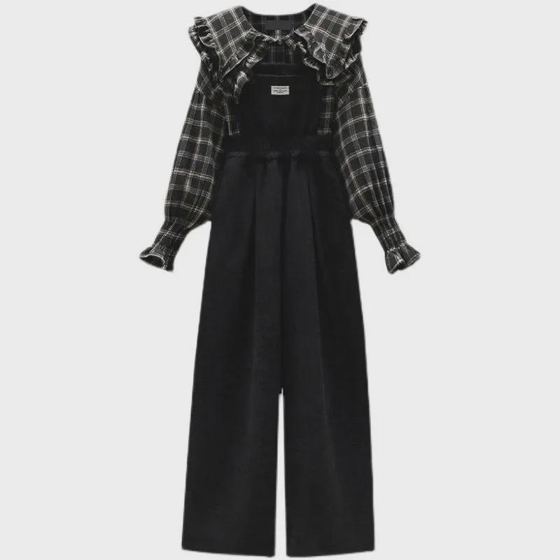 Plus Size 2022 Spring Fashion: Slimming & Figure-Flattering Stylish Two-Piece Overalls for a Youthful Look