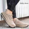 Fashion labor insurance shoes men's anti-impact and anti-puncture shoes lightweight and breathable safety shoes