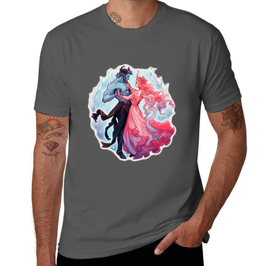Hades and Persephone Mythical RoUnisexce TShirt Daily Wear Print TShirt