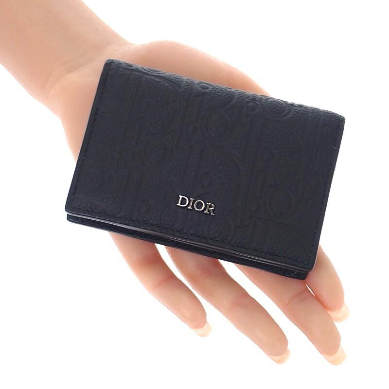 Dior  2ESCH178FLG_H00N Card Case black Calfskin mens