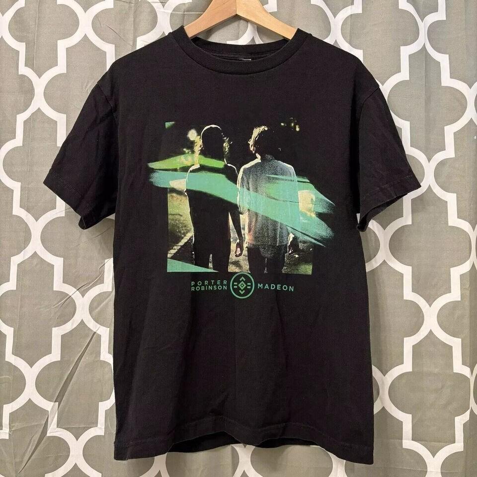 Porter Robinson Madeon Shelter Tour Unisex black T-Shirt Unisex T-Shirt XXXL
