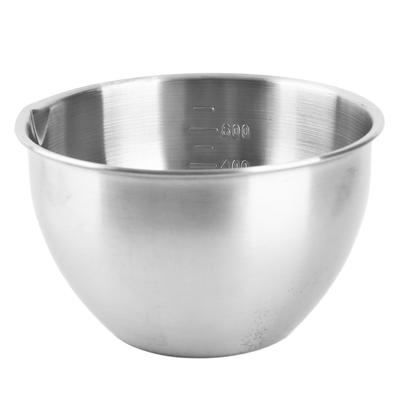 Serving Bowl Rust Proof Thick Refrigerator Dishwasher  High Strength Stainless Steel Mixing Bowl with Scale for Restaurant