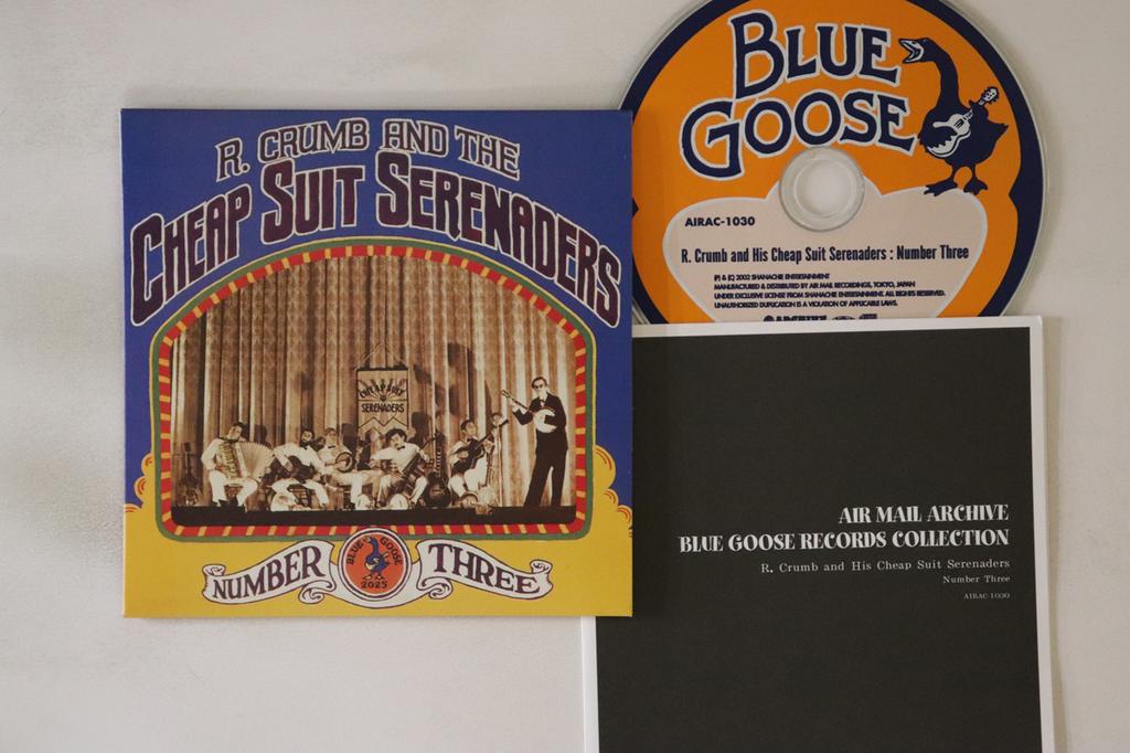 CD ROBERT CRUMB CHEAP SUIT SERENADERS  Number Three AIRAC1030 AIR MAIL ARCHI 2002 Japan Jazz Used