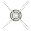 1Pcs 5/8 Inch/15mm Aluminum Trimmer Head Wire Rope Through Hole String Trimmer Replacement Head Universal Weed Head Accessories