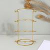 Wedding Hair Crown Rack Headwear Metal Holder Necklace Bridal Headband Display for Tabletop