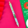 Creative Christmas Cartoon Click Gel Pen - Black Ink Signature Pen for Students