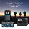 ERIKOLE for GoPro Hero 12 11 10 9 Black Battery Charger 2000mAh Battery 3 Slot Fast Charger for Go Pro Action Camera Accessories