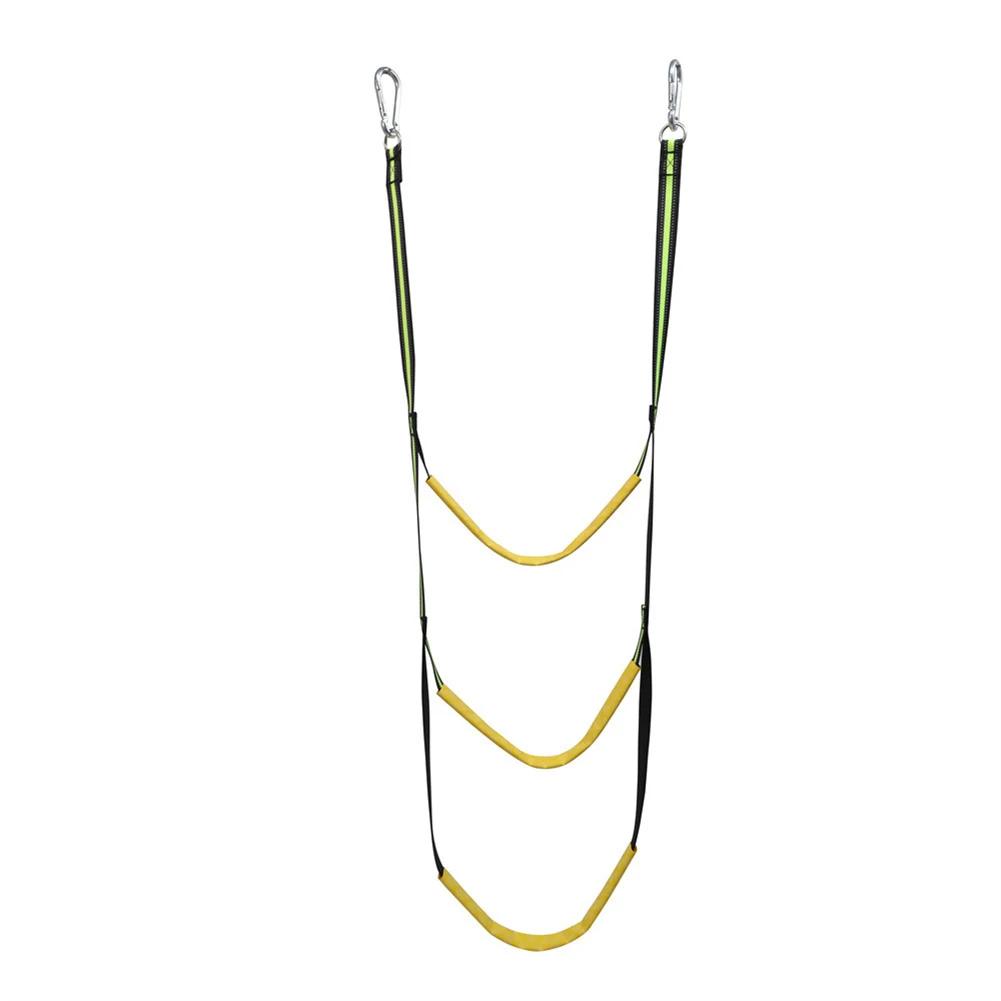 Folding Boat Ladder For Inflatable Boats Kayaks Jet Skis Portable 3 4 5 Step Rope Ladder With Stainless Steel Hardware