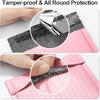 Famagic Bubble Mailers 8.5x12 Inch 25pc Light Pink Shipping Bags, Chic Packaging Bags For Small Business, Colored Padded Mailing Envelopes, Opaque