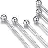 36Pcs Swizzle Sticks, Premium Stainless Steel Cocktail Beverage Drink Stirrer Stick, Reusable Stir Sticks For Bar