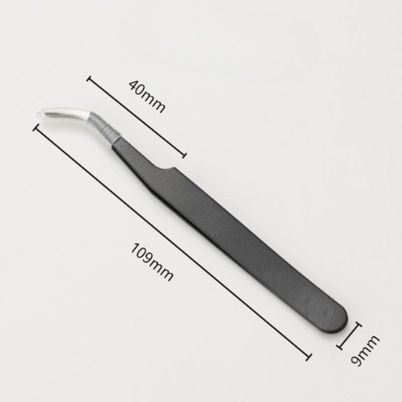 Stainless Steel Straight Curved Tip Tweezers for Nail Art Sticker Rhinestones Picking Tool Makeup Eyelash DIY Tweezer