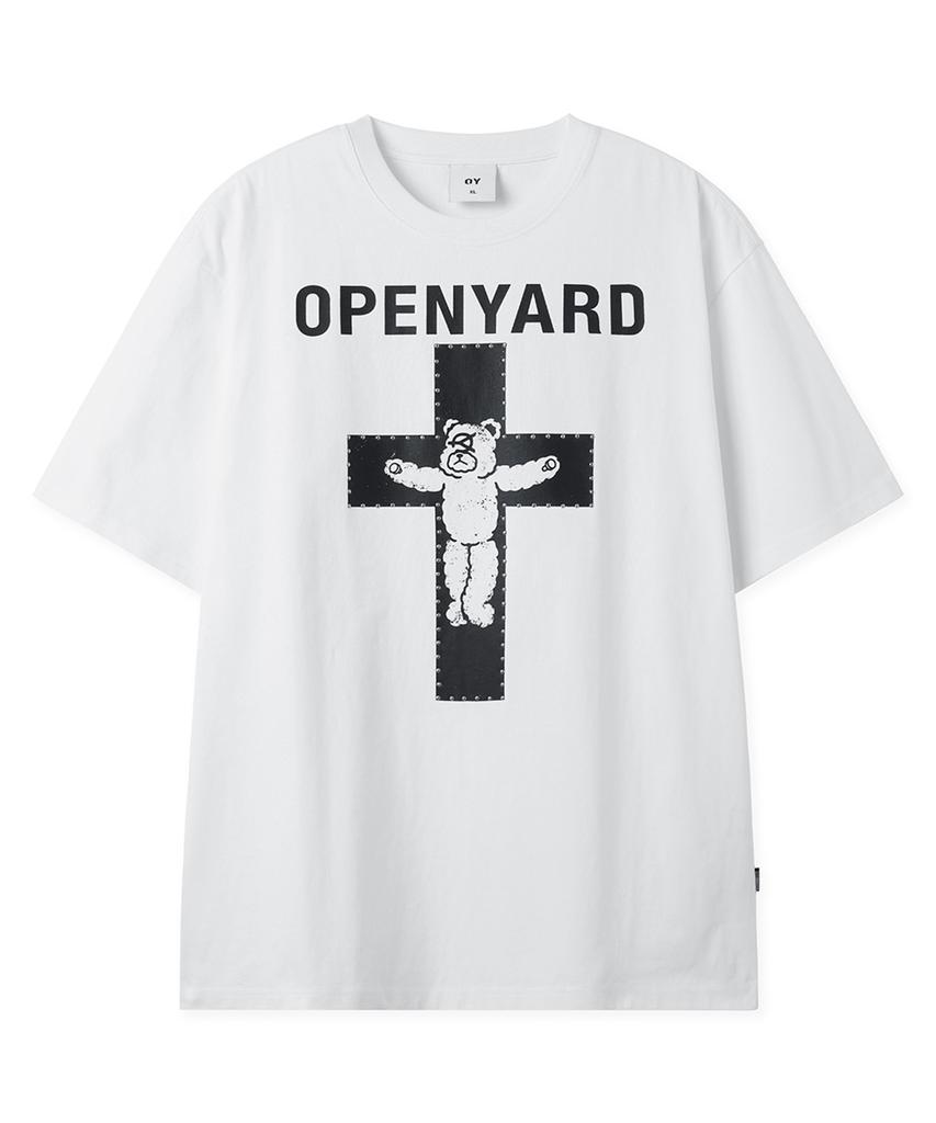 Opeunyadeu(Owai) Metal Cross Odolly Tee - White