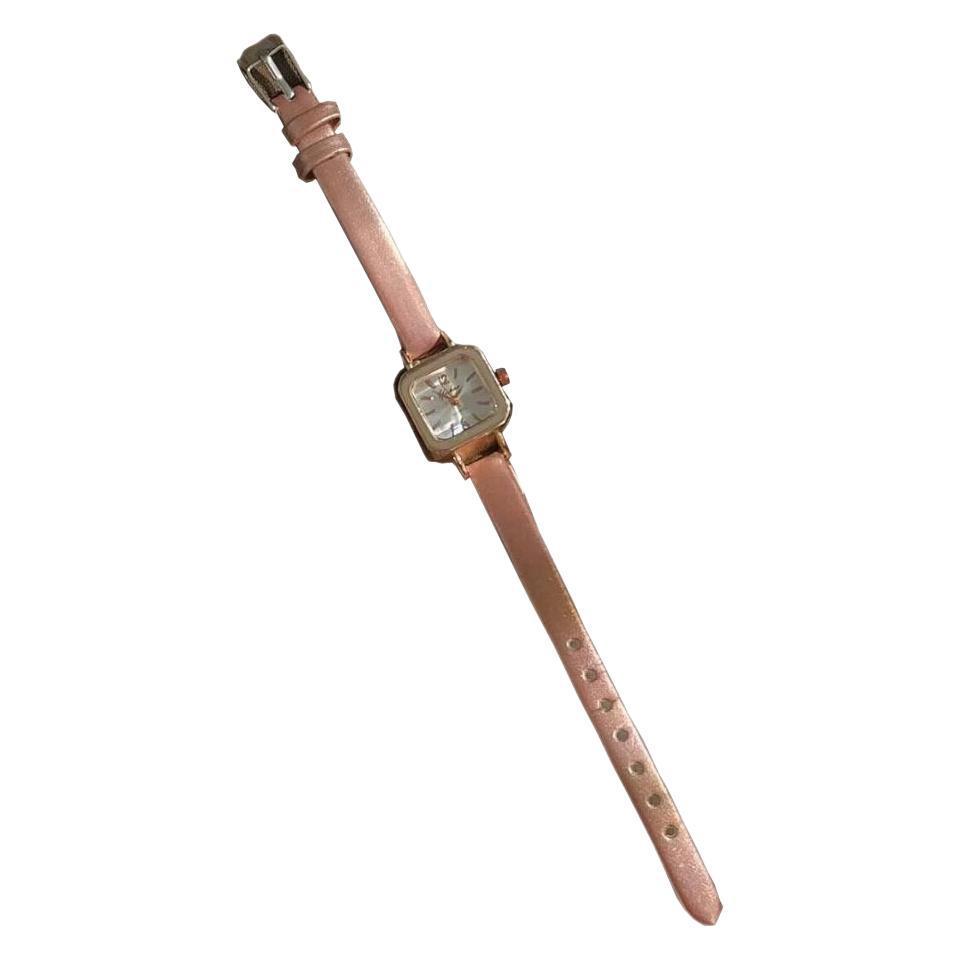 Dameklokke i koreansk Harajuku-stil, søt Mori-jente - Liten urskive, enkelt utseende