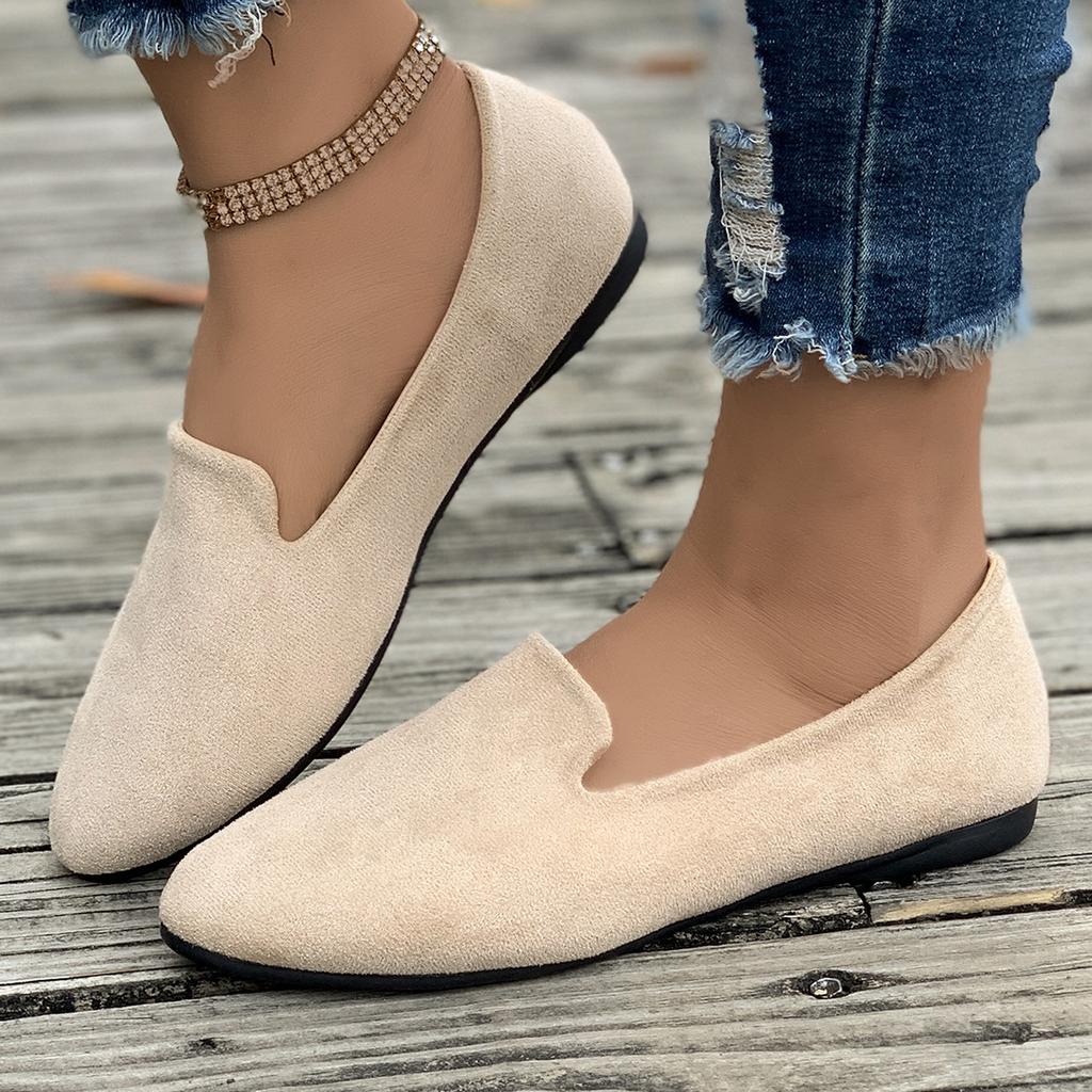 Large Size Mary Jane Shoes Spring and Autumn New Shallow Mouth Round Head Flat Bottom Fashion Single Shoes Casual