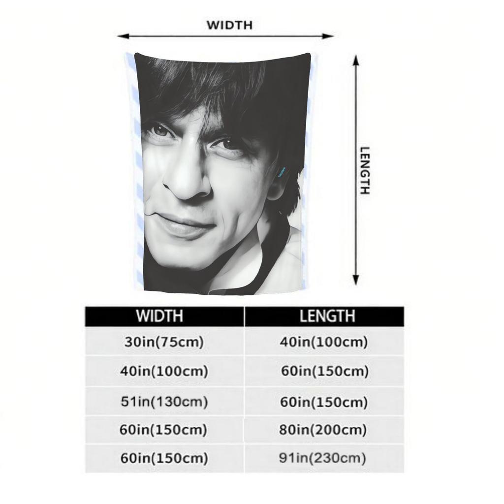 Large Oversized Celebrity Po Blanket Throw Plush Fleece Sofa Cozy Decorative Gift For Boy Girl Pop Art 150X200Cm