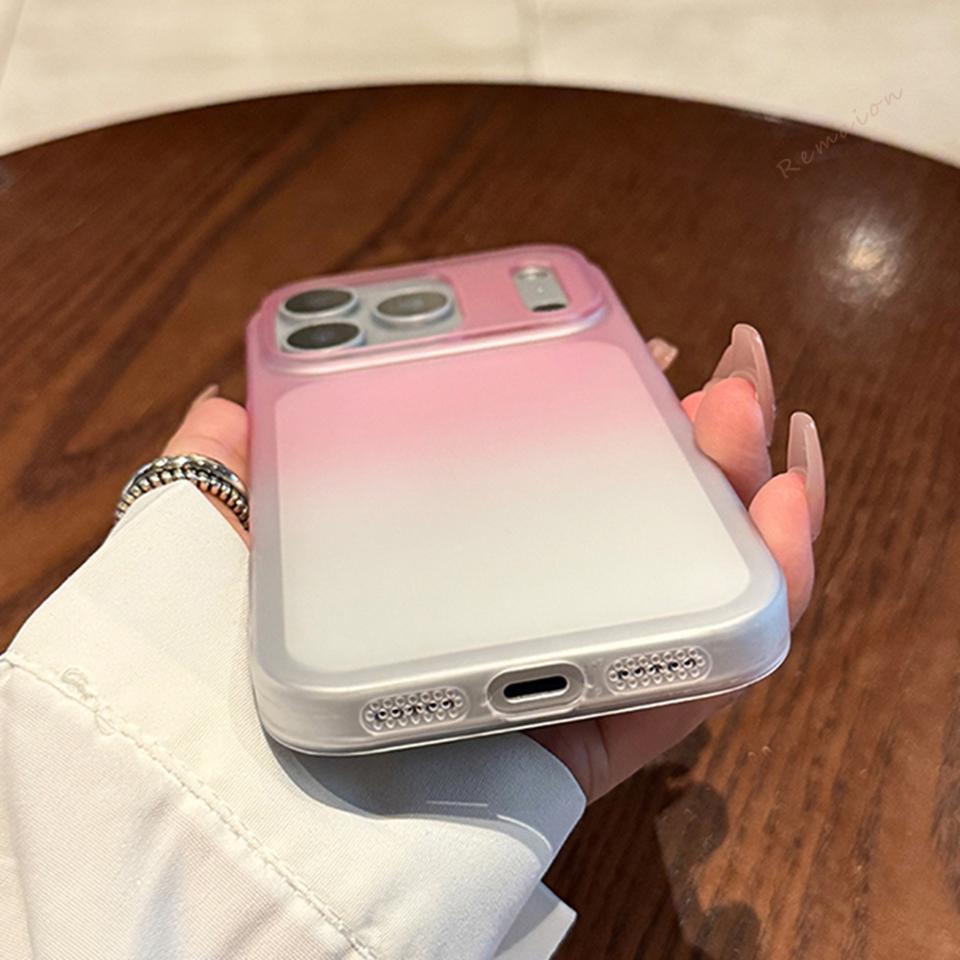 Transparent Matte Phone Case For iPhone 17 Air 13 12 13 14 15 16 17 Pro Max 16 15 14 Plus Clear Ultra-thin Protector Cover