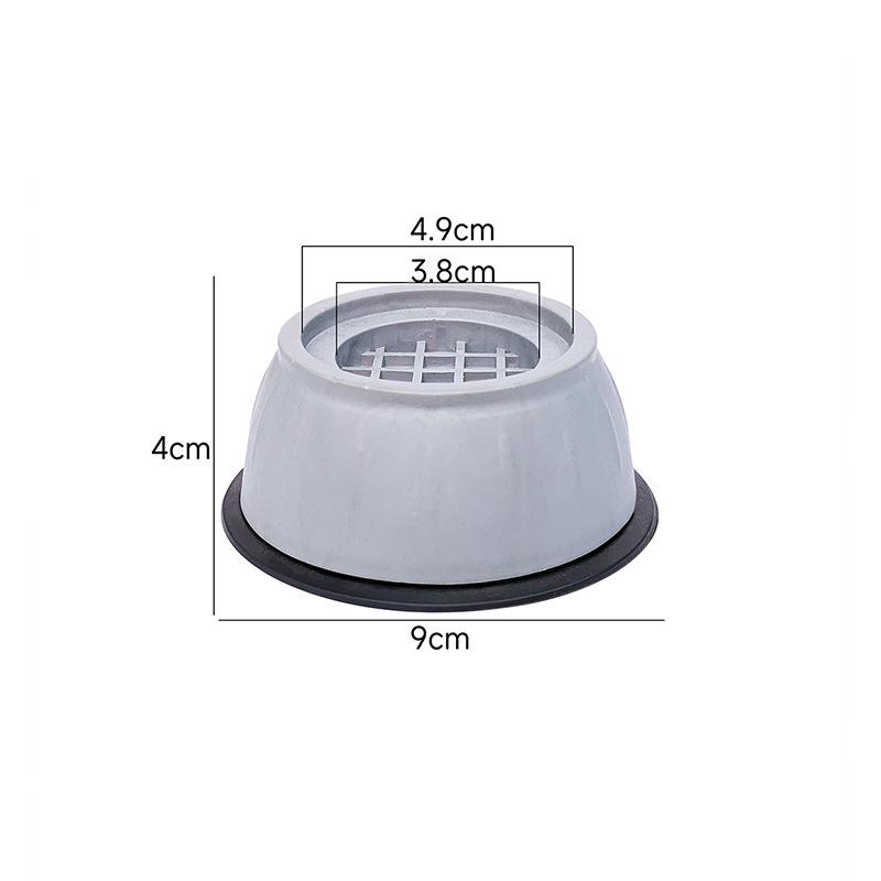 8cm Universal Anti-slip Shock Absorption Foot Pad for Washing Machines and Refrigerators