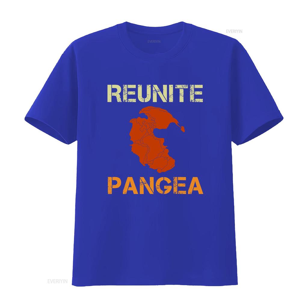 Reunite Pangea Geology T Shirt vintage Washed Slightly graphic homme designer clothes fashion streetwear Unisex Versatile Soft