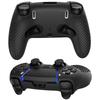 XBERSTAR Ergonomic Silicone Cover Case for PS5 DualSense Edge DualSense Edge Soft Rubber Protective Skin for Wireless Controller with Thumb Grip Caps