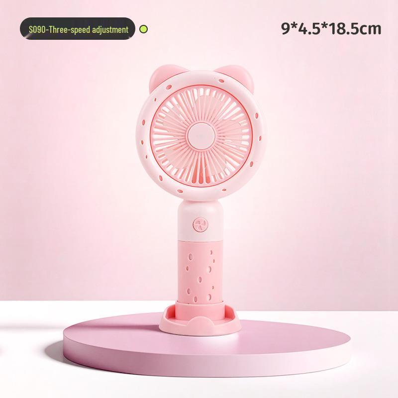 Rechargeable Mini USB Desk Fan: Portable, Strong Wind Handheld Electric Fan