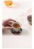 Fulu Ge Kiln Hand-painted Ceramic Gongfu Teacup Set with Gift Box and Custom Logo