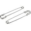 A84E-100PCS 4 Inch Metal Safety Pin--Big & Strong Enough To Hold Heavy-Weight Fabrics And Materials Canvas,Leather,Upholstery