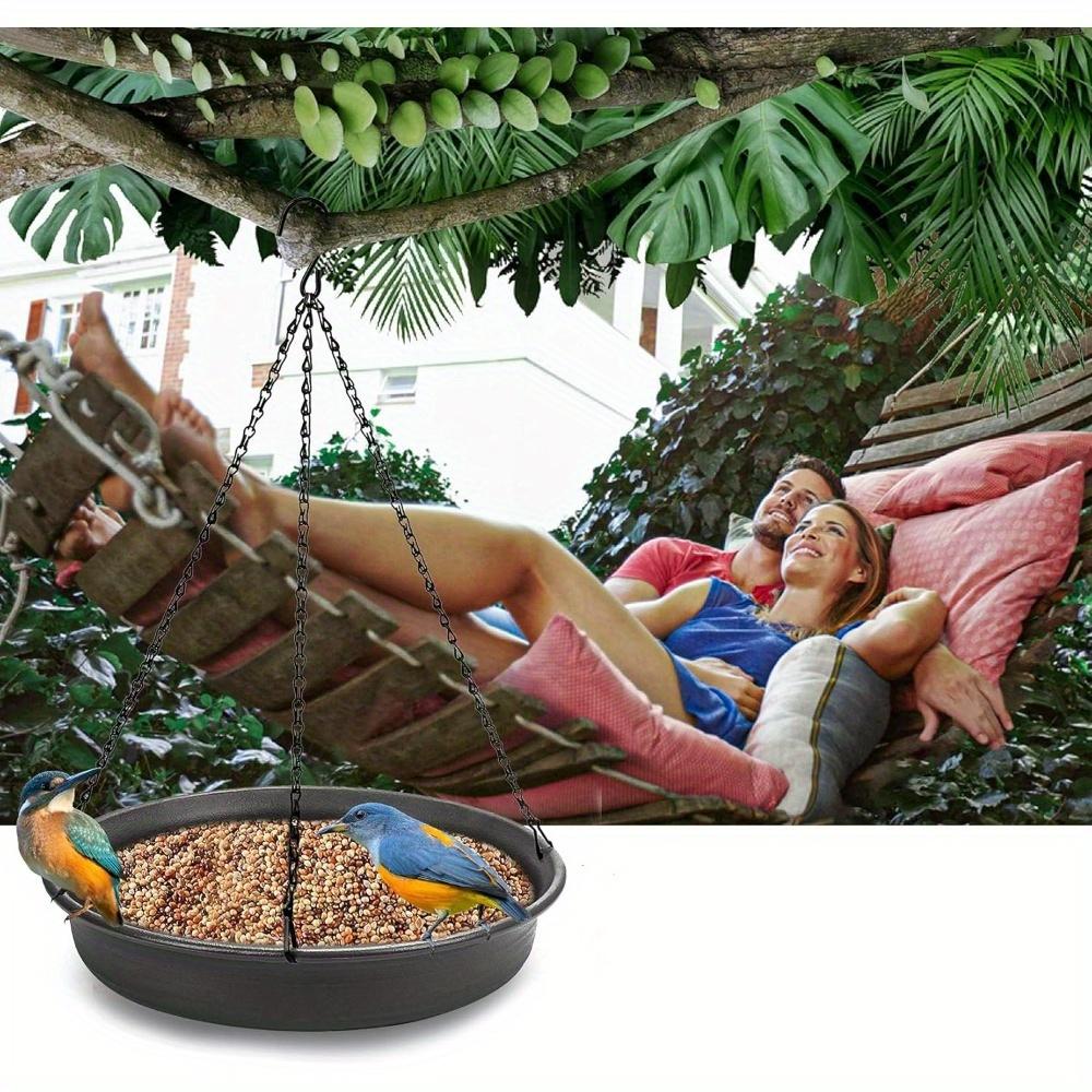 1PC Hanging bird bath tray/bird feeder, garden bird bath tray/wildlife feeder suitable for outdoor garden/terrace decoration