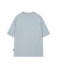 ODDSTUDIO Angel Rabbit Ascii Graphic Oversized T-Shirt - Grayish Blue