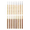 9Pcs Crochet Hook Set Knitting Needle Crochet Craft Yarns Weaving Crochet Needle with Ergonomic Handle & Aluminum Tip