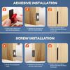 Ultra-Thin Magnetic Door Catch Self Adhesive Drawer Latch Metal Magnet Latches Cupboard Cabinet Door Closed Catches with Screw