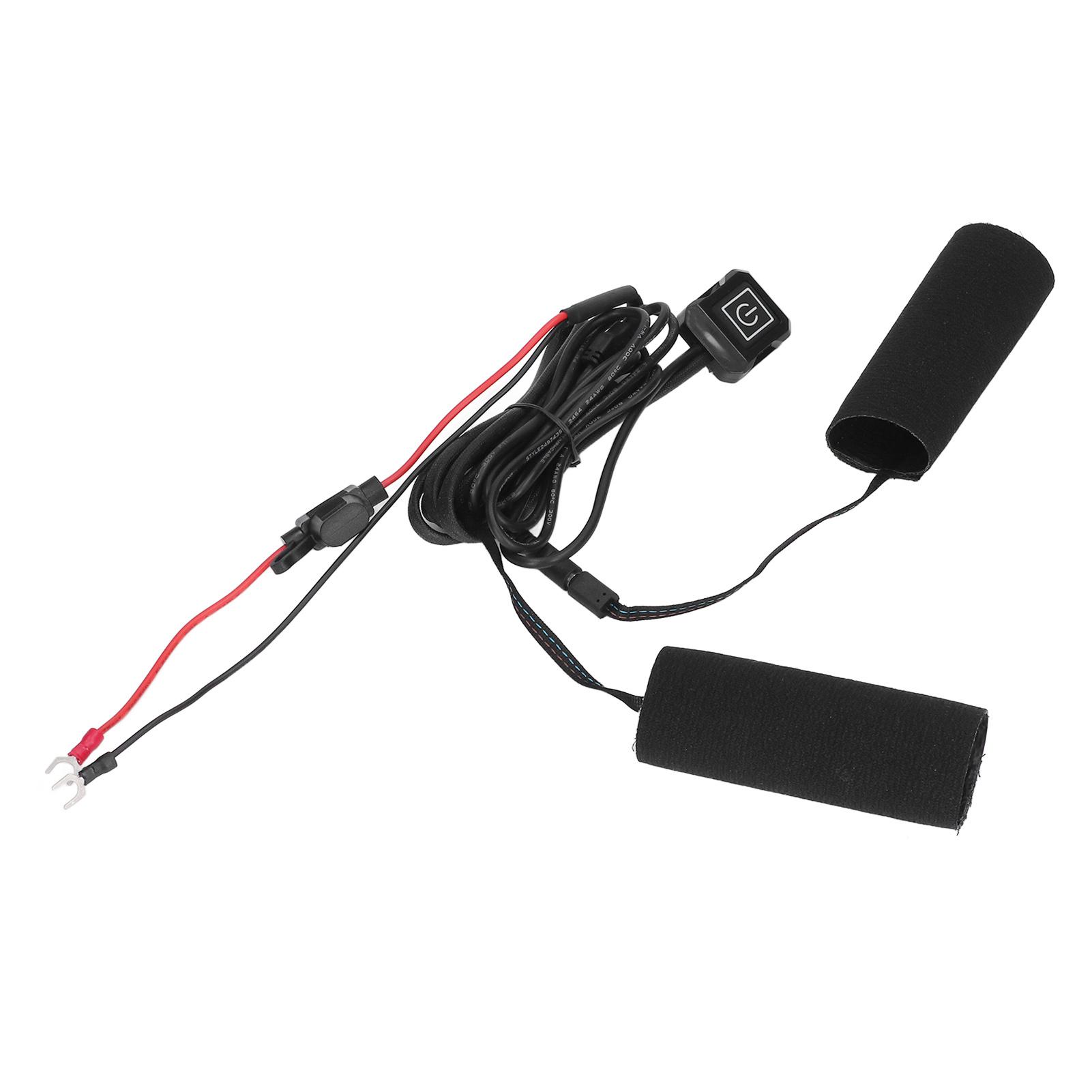 

Motorcycle Heated Grip Cover 3 Levels IP67 Waterproof Hook and Loop Fixing Motorbike Heating Handle