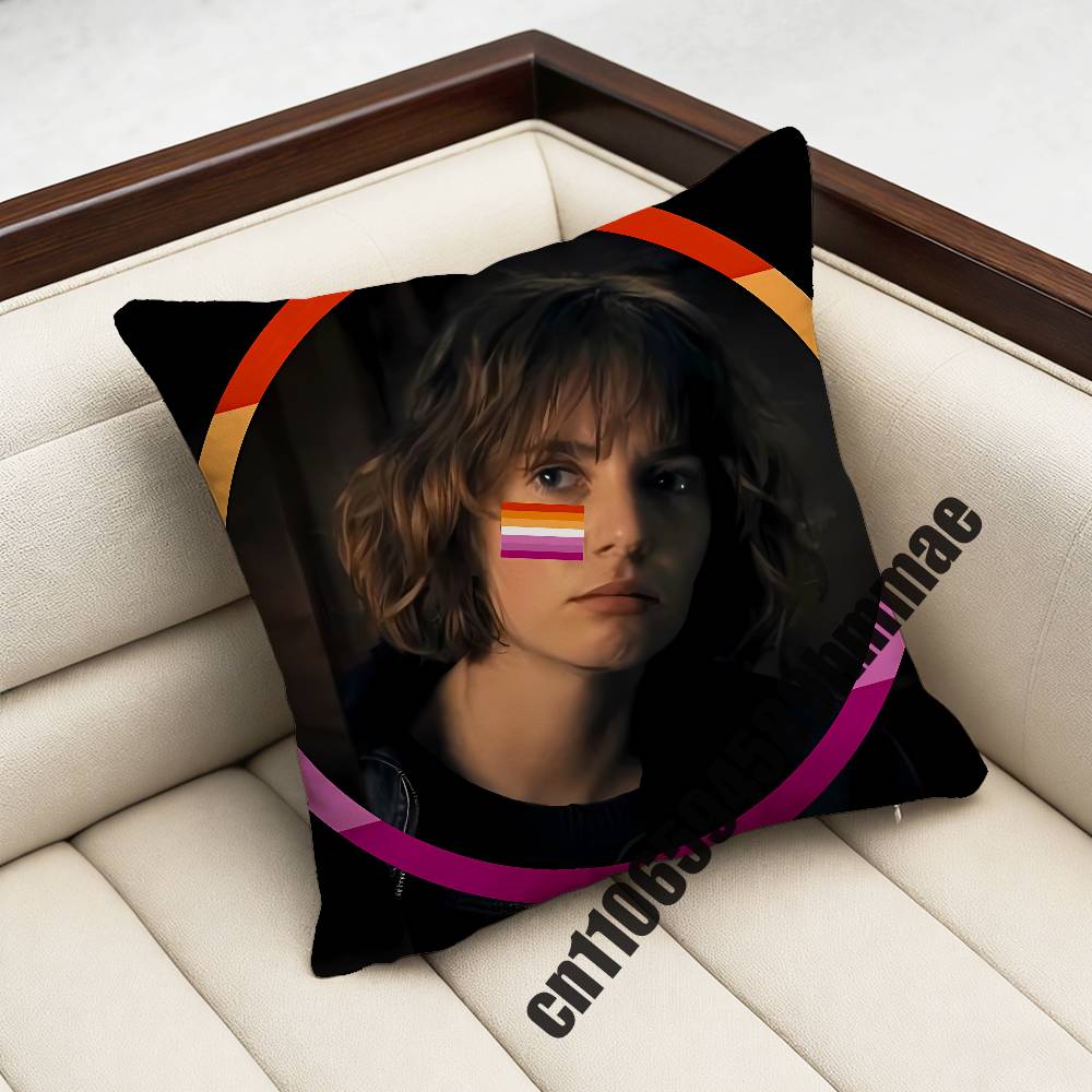 For Maya Hawke Cat Throw Pillow Case Sham xcm Decoration Square Chair Pillowcase Pad Cover