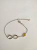 Bracciale Cuore Zircone Infinito Europeo e Americano: Regalo di Gioielli alla Moda per San Valentino