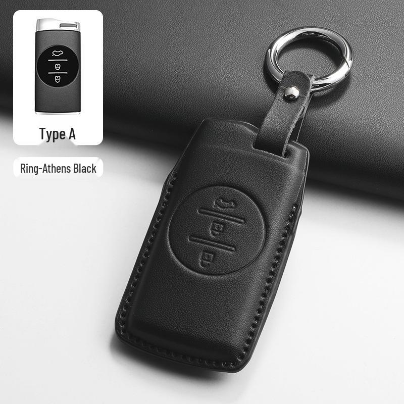 Chery Key Case for Tiggo 8, Tiggo 9, Arrizo 5, Tiggo 7 - Alcantara Key Bag with Buckle