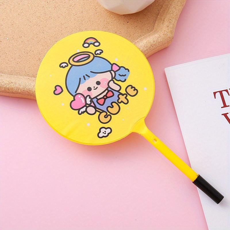 Back To School Season 10pcs 0.5mm Angel Elf Fan Pen Creative Stationery Prize Gift Writing Tool Fan Ballpoint Pen