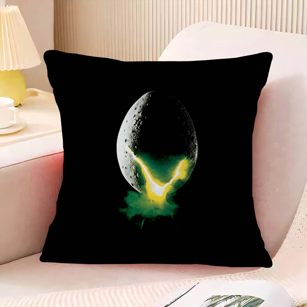 

A-Alien Cushion Cover Car Throw Pillow Case For Sofa Car Christmas Gift 40x40cm 45x45cm 16x16Inch