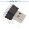 ACROPIX USB LED Light Blue Light Interior USB LED Bulb Neon Ambient Lamp Black Pack of 2
