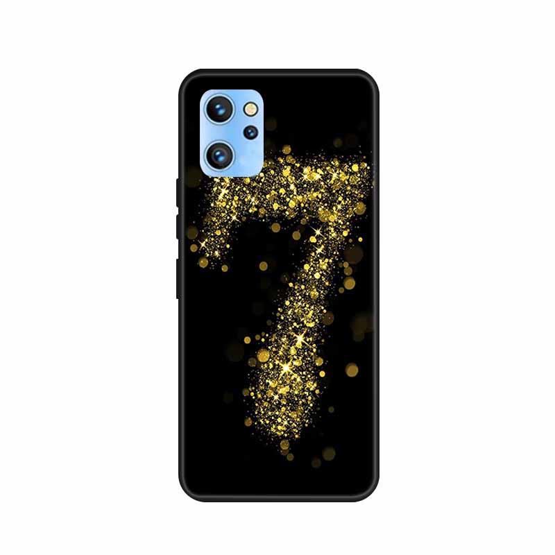 Etui do telefonu Umidigi A13 Pro 2022 Kwiaty Czarny Silikonowy Tylny Pokrowiec Miękki Pokrowiec TPU Do Umidigi A13S Etui A 13 S Coque Funda Torba