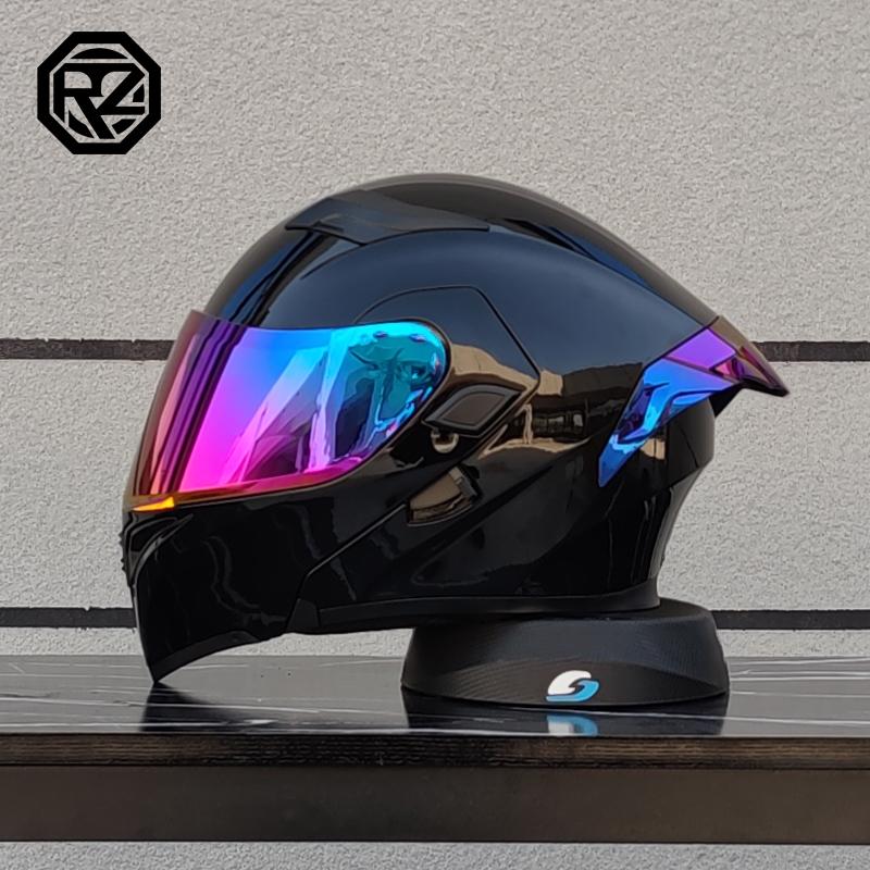 ORZ High Quality Motorcycle Full Face Helmet Four Seasons Motocross Racing Modular Flip Up Casco Moto Men Women Off Road Helmet