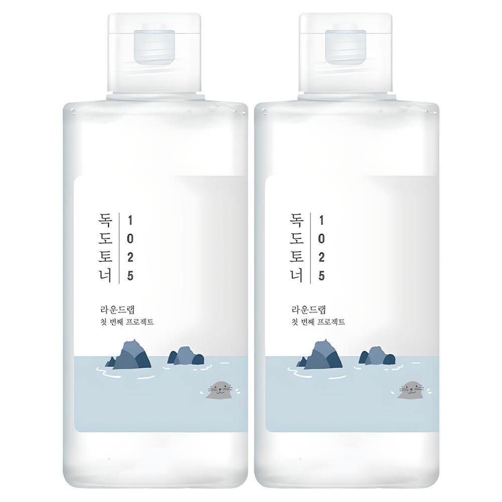 

Round Lab 1025 Dokdo Toner 200ml (Pack of 2) – Award-Winning Hydrating Facial Toner for Gentle Exfoliation and Sensitive Skin