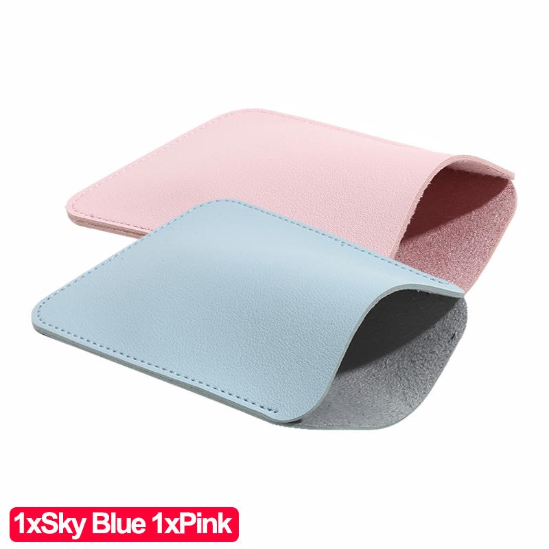 1/2Pcs Wireless Mouse Storage Bag PU Leather Protective Sleeve Bag Anti-scratch Case Small Items Storage Pouch Women Need Bag