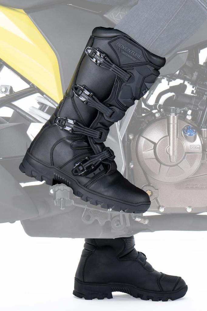 DFG Adventure WP Boots Black Waterproof Lightweight Soft Design 4E Equivalent Wide Design G4732 [Dirt Freak] 24.0cm