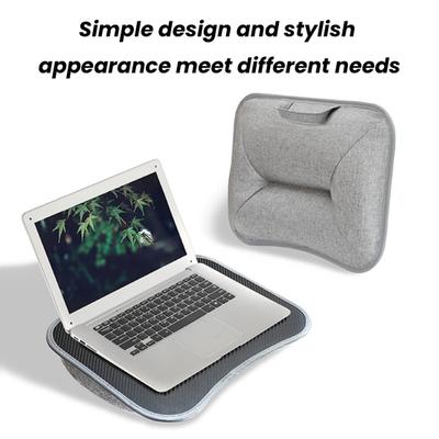 Laptopknäbord för 13-15 tums bärbara datorer Bärbart hopfällbart laptopbord med bärhandtag Mjuk kudde Multifunktionellt knäbord