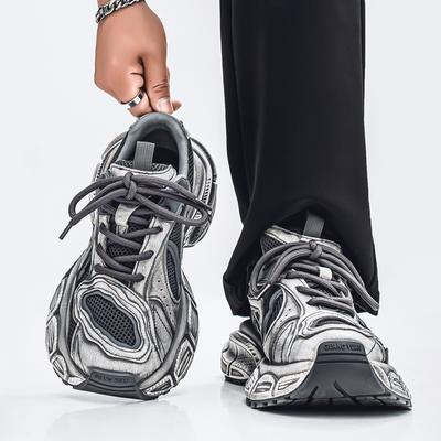 Scarpe nuove estive in rete traspiranti retrò vecchie scarpe sportive e da tempo libero piattaforma scarpe da papà