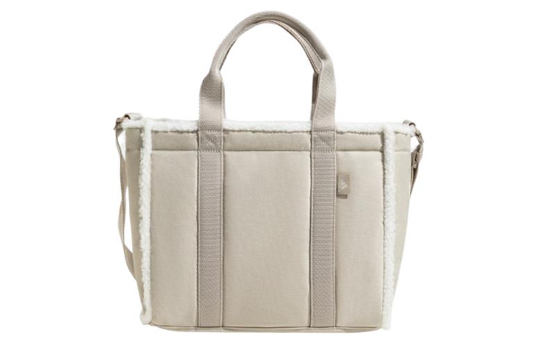 Adidas Recycled Material Tote Bag, Shopping Bag, Portable Crossbody Bag, Shoulder Bag Women's Light Khaki IX7963