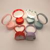 LED Night Lamp Shape Flicker Creative Non-Glaring Free Eye Protection Battery-operated Round Heart DIY Night