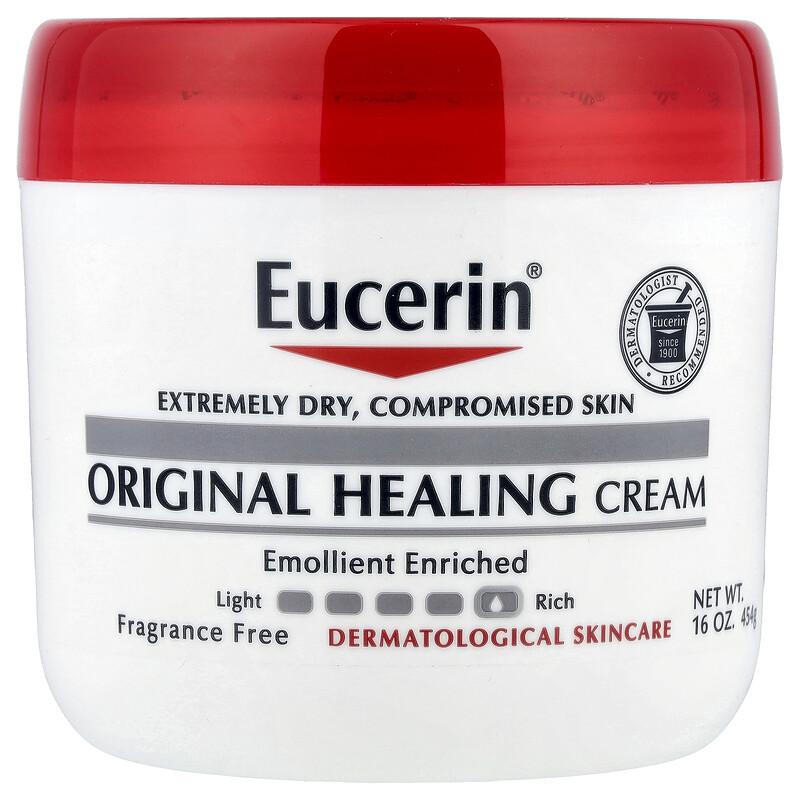 Eucerin Original Helende Krem, Ekstremt Tørr, Skadet Hud, Uten Parfyme, 16 oz (454 g) sold by Joom